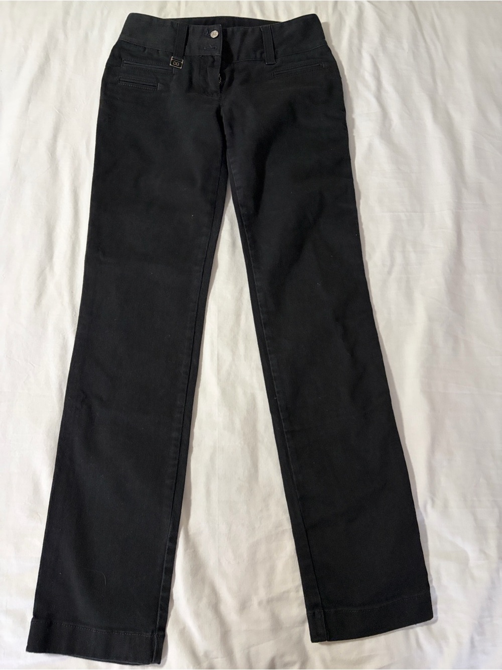 Dolce & Gabbana Black Straight-Leg Jeans